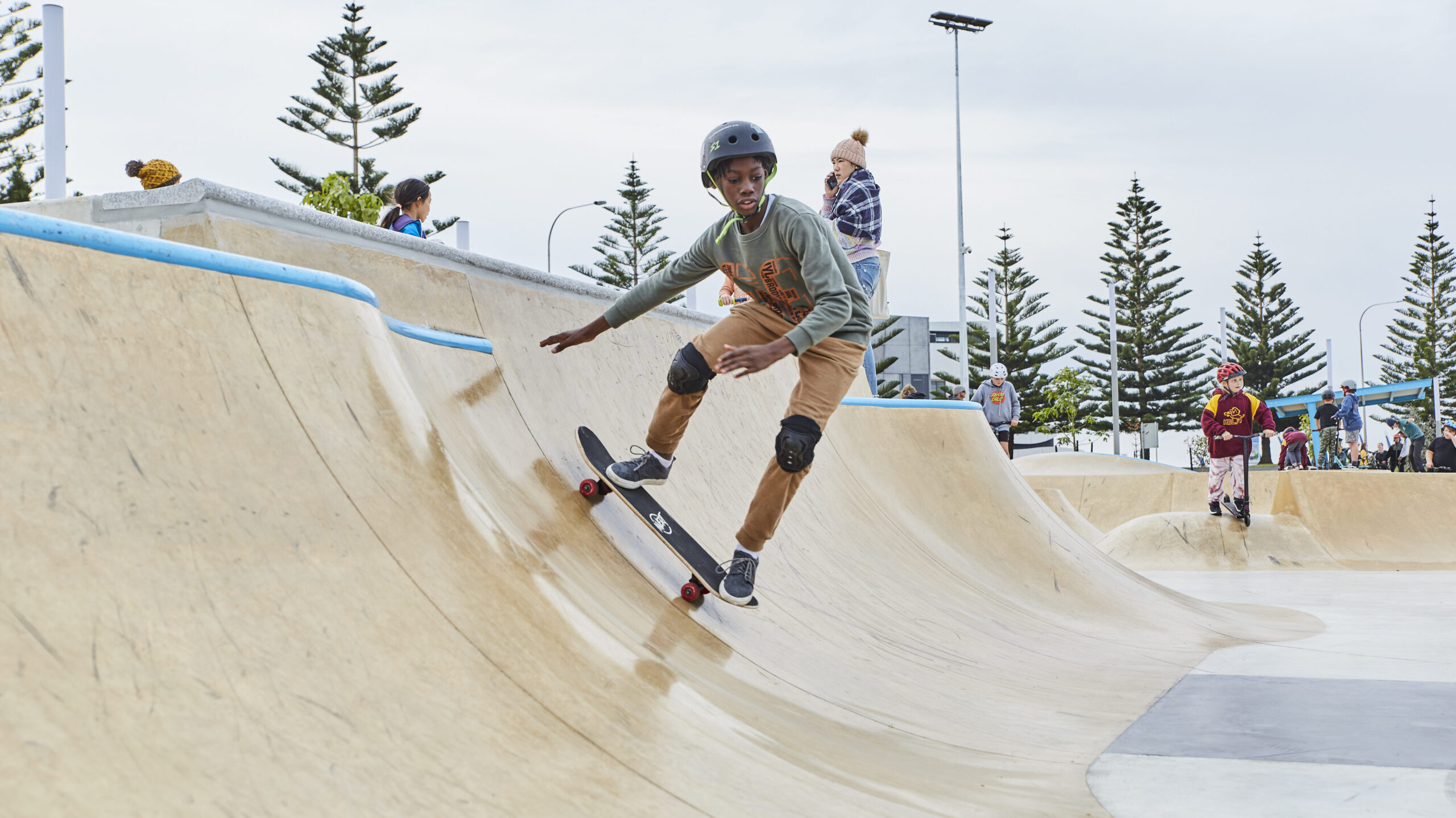 Youth Woola Boola happening at Koolambidi Woola in April. Skateboarder pictured in the skate bowl.