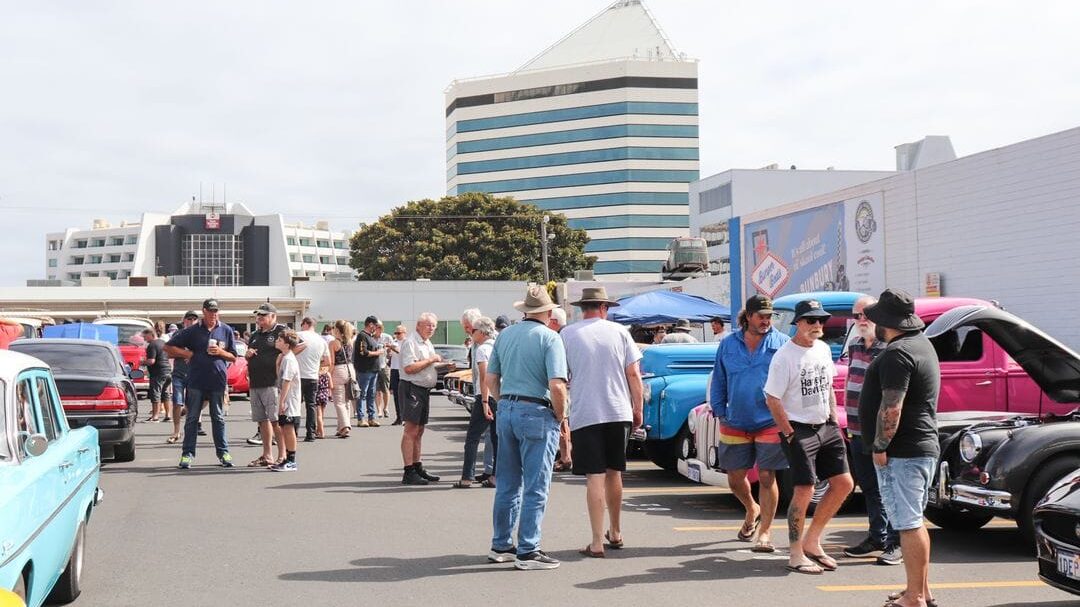 Carbies n Coffee event at the Wittenoom Street car park.