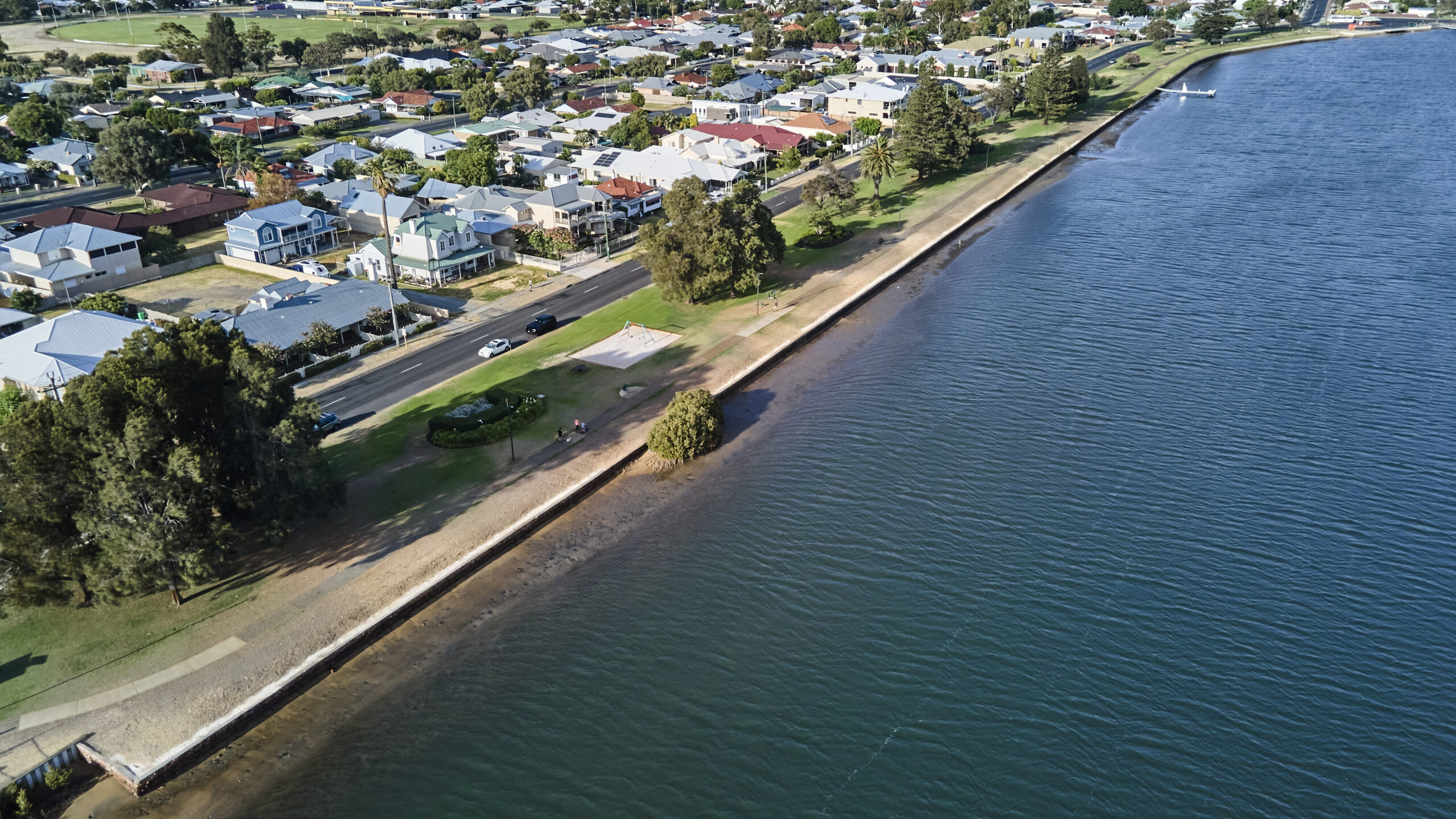 Frank Buswell Foreshore before upgrades started.